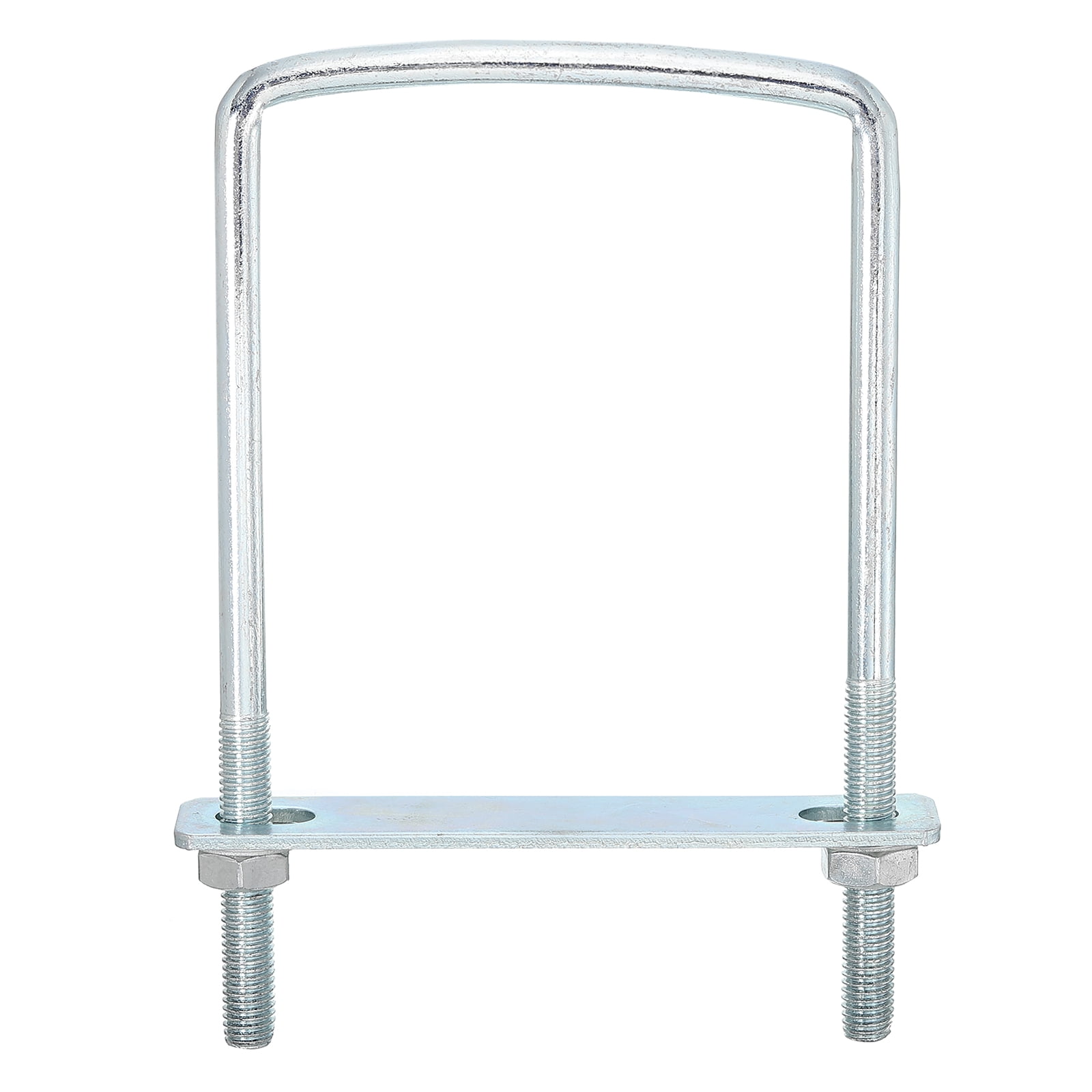 Square U-Bolts, 6Sets 102mm Inner Width 178mm Length 3/8" with Nuts and Plates