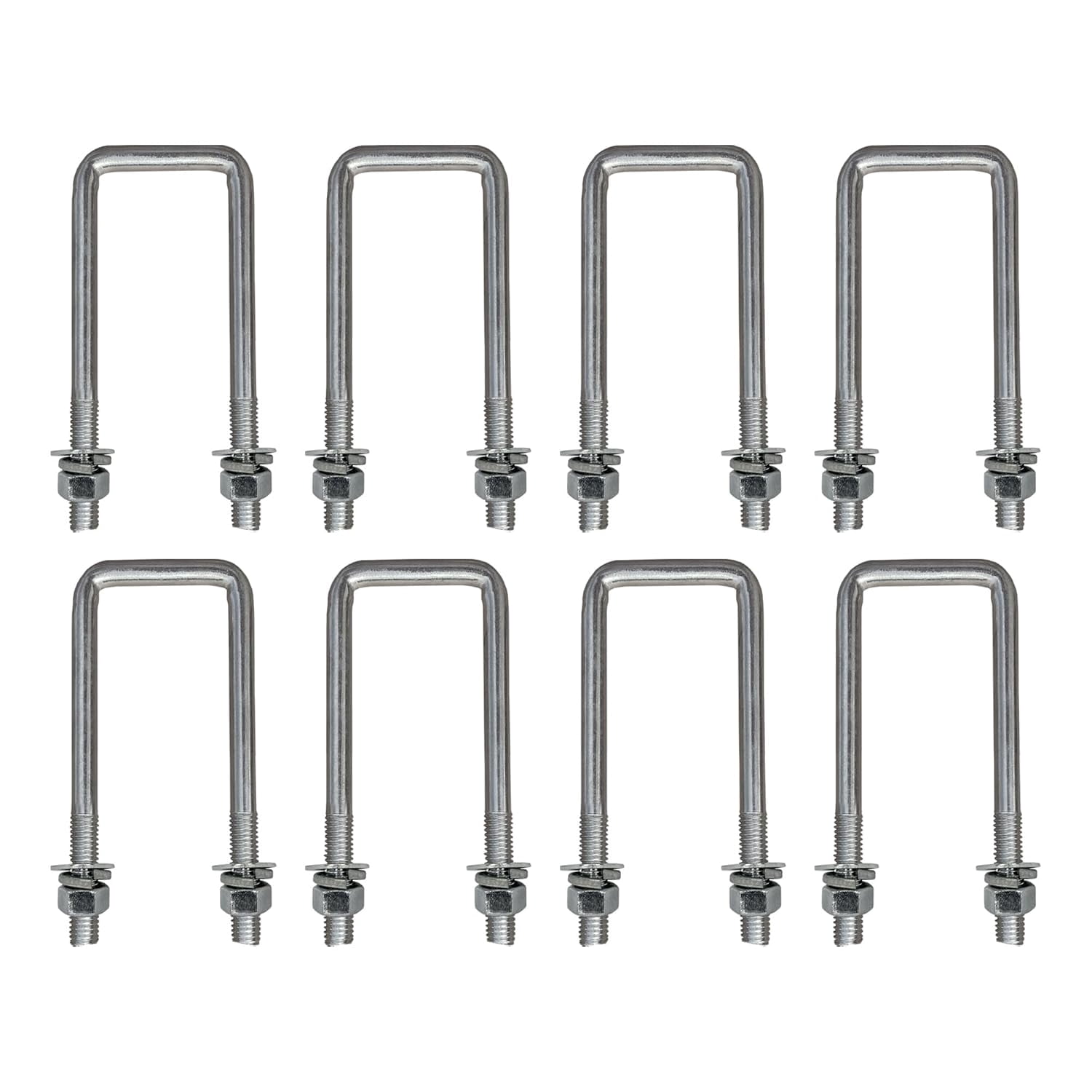 Galvanized Square Ubolt 1/2 inch x 2 1/16 inch x 4 13/16 inc