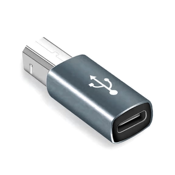 Square USB to USB C Charging Cable Square Mouth to Type C Charging Adapter Power Adapter Converter for Laptops Phone Tab