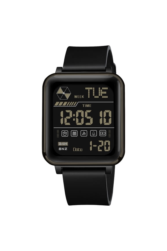 Square Ultra-Thin Men's Outdoor Sports Watch - Waterproof, Lightweight, Durable Digital Watch for Students, Running, Hiking, and Daily Use