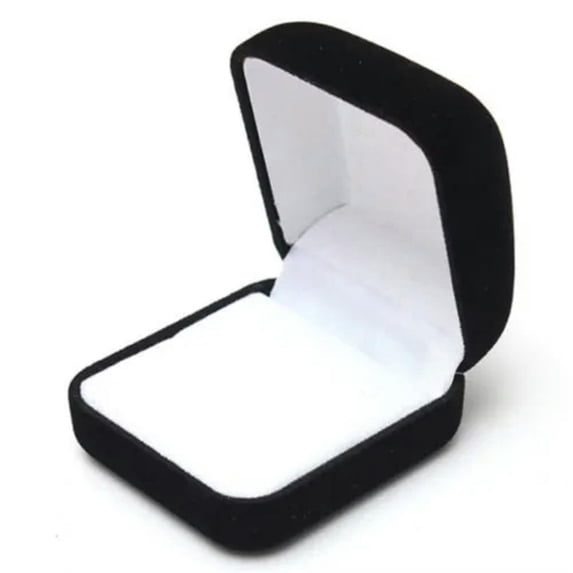 Square Velvet Jewelry Earring Ring Display Storage Organizer Gift Box Case Strik