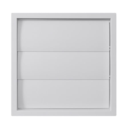 Square Vent Cover ABS Outdoor Dryer Ventilation Louver for Home Office Install
