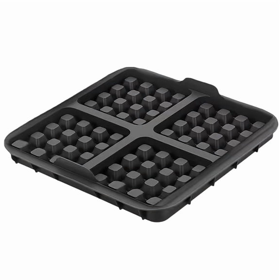 Square Waffle Maker Replacement Plate for Belgian Waffle Maker, Silicone Waffle Mold for Homemade Breakfast Treats, Kitchen Baking Accessory for Everyday Use