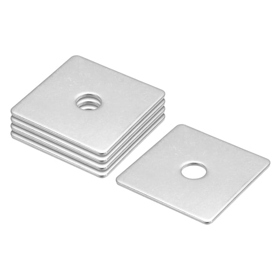 Square Washer, 5 Pack M10x50x50x2mm 304 Stainless Steel Square Plate Washers