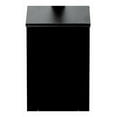 thumbnail image 1 of Square Waste Can - 100% Rust-Free Aluminum - D004-Black, 1 of 3