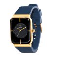 thumbnail image 1 of Square Watches for Men Silicone Mens Square Watch with Date Original Waterproof Analog Quartz Fashion Business Casual Wristwatch, 1 of 5