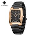 thumbnail image 1 of Square Watches for Men Stainless Steel Mens Square Watch with Date Original Waterproof Analog Quartz Fashion Business Casual Wristwatch, 1 of 6