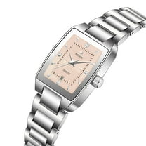 Square Watches for Women, Women's Wristwatches, Ladies Waterproof Stainless Steel Analog Small Dainty Gold Watch for Women