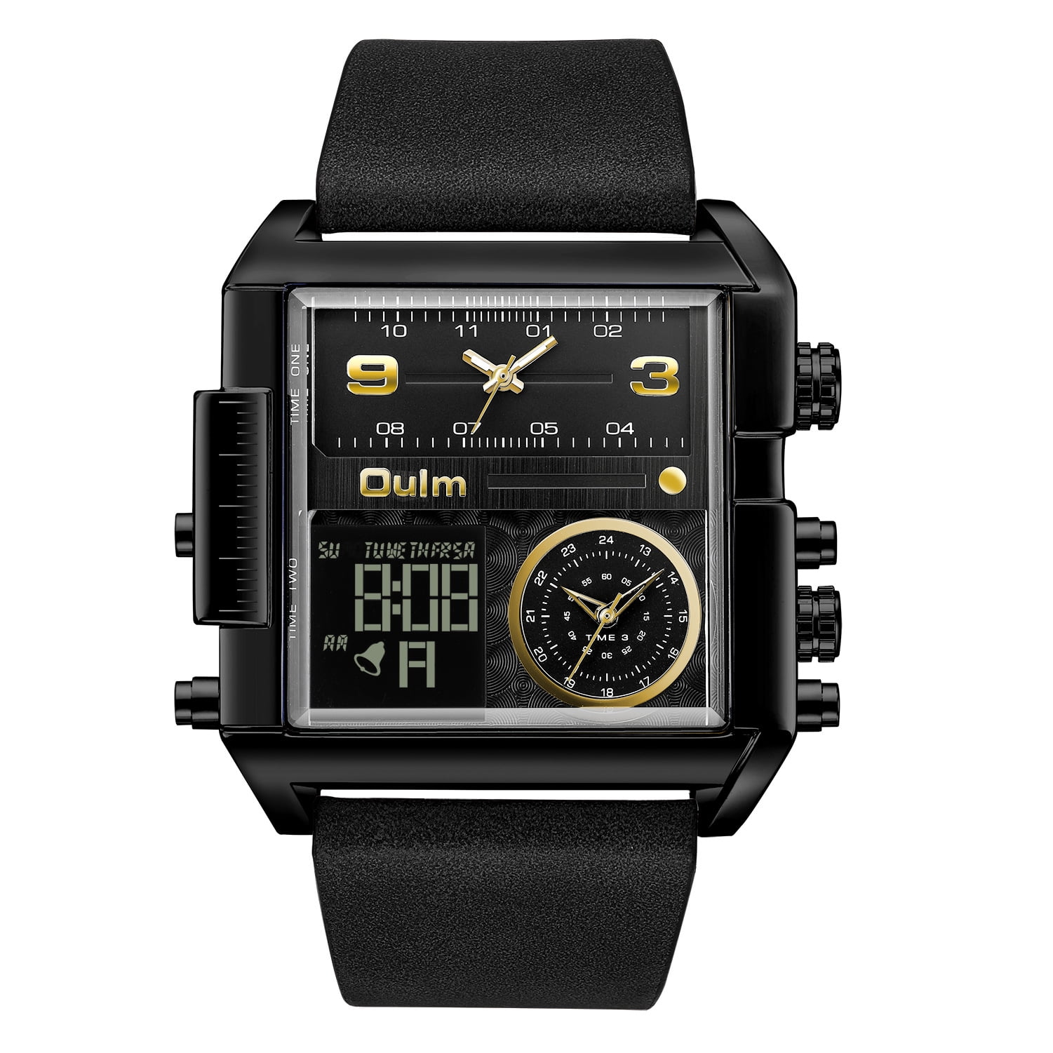 Square Waterproof Sports Gold Men