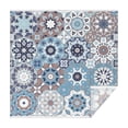 thumbnail image 1 of Square Waterproof Tablecloth Boho Reusable Indoor/Outdoor Durable Table Cover 70 Inch X70 Inch, 1 of 6