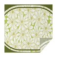 thumbnail image 1 of Square Waterproof Tablecloth Green Daisy Reusable Indoor/Outdoor Durable Table Cover 70 Inch X70 Inch, 1 of 6