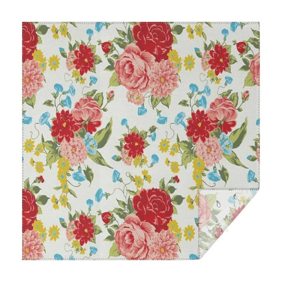 Square Waterproof Tablecloth Pioneer Reusable Indoor/Outdoor Durable Table Cover 70 Inch X70 Inch