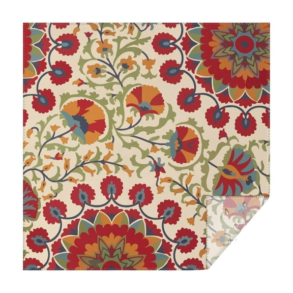 Square Waterproof Tablecloth Pioneer Reusable Indoor/Outdoor Durable Table Cover 70 Inch X70 Inch