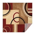 thumbnail image 1 of Square Waterproof Tablecloth Retro Abstract Geometric Reusable Indoor/Outdoor Durable Table Cover 70 Inch X70 Inch, 1 of 6