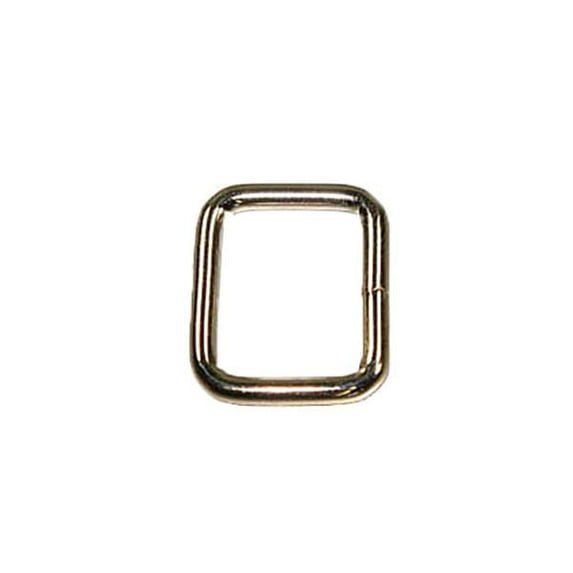Square Welded Nickel Plated 1" x 1-1/4" (5mm)