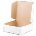 thumbnail image 1 of Square White 1-Piece Cake Box 2.5-Inch High, 12x12 Inch, Pack of 100, 1 of 1