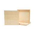 thumbnail image 1 of Square Wood Canvas 8 x 8 x 3/4 inch, Pack of 32 Unfinished Wood Frames, Blank Wood Signs for Crafts & Home Decor, by Woodpeckers, 1 of 7