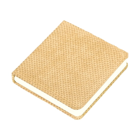 Square Woven Fabric Cover Notebook, 200 Pages Without Horizontal Lines Handheld Ledger Notebook, Textured Cloth Pocket Notepad for Daily Planner Schǒ-ǒl Office Notes
