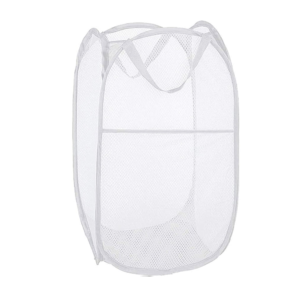 Easy Store Square mesh pop-up laundry basket is easy to open and fold, easy to ...