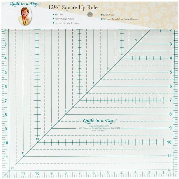 Square n' Fussy Ruler by Quilt in a Day