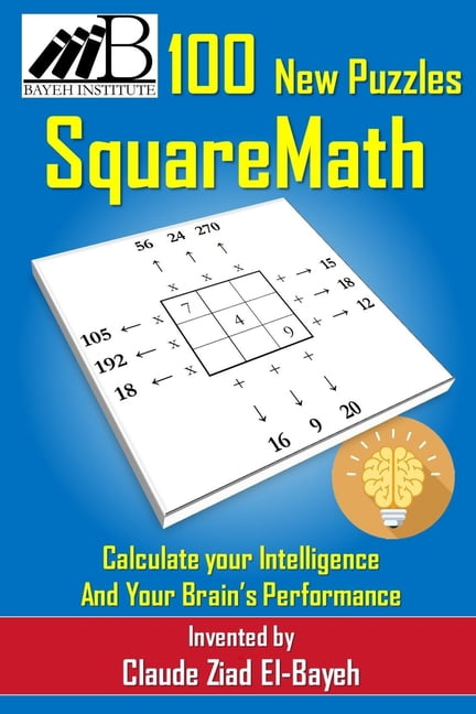 SquareMath: New Brain Game With 100 New Puzzles, (Paperback)