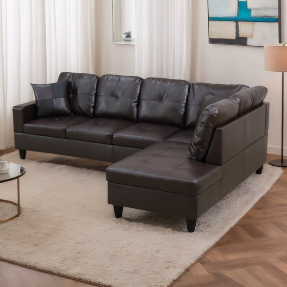 [SquarePulse] Modern Minimalist Sectional Sofa – Living Room Furniture