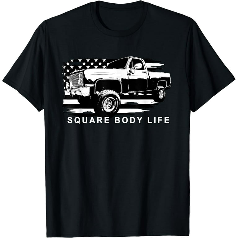 Squarebody Flag America Funny T-Shirt Squarebody Flag America Funny T-Shirt