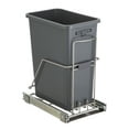 thumbnail image 1 of Squared Away 13 gal Kitchen Pull Out Cabinet Sliding Garbage Can, Plastic,Gray, 1 of 2