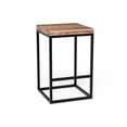 thumbnail image 1 of Squared Off Natural Wood Stool, 1 of 5