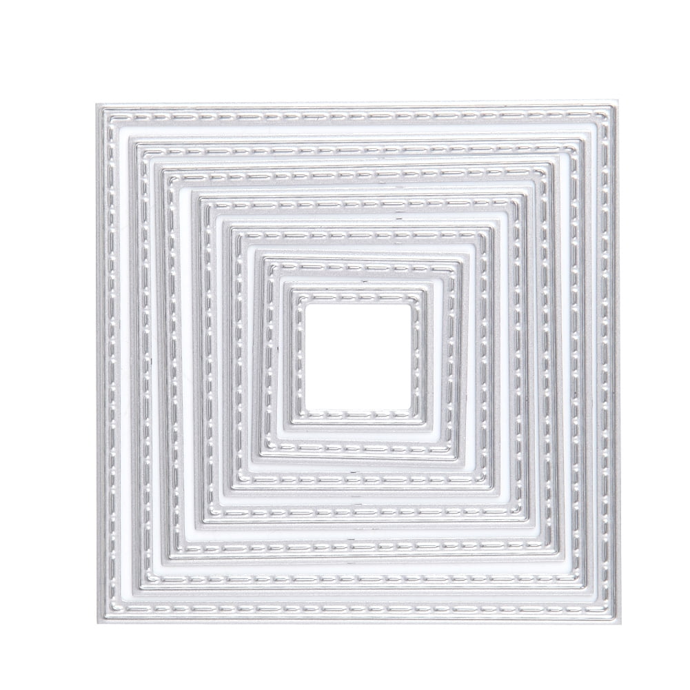 Squares Cutting Dies Stencil Scrapbook Tool Album Paper Card Embossing