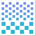 thumbnail image 1 of Squares Stencil Square Cubes Pattern Templates 30x30cm Large Washable Reusable Plastic Stencil Sign for Painting on Wood Wall Scrapbook Card Floor Drawing DIY Furniture Decor Crafts White, 1 of 9