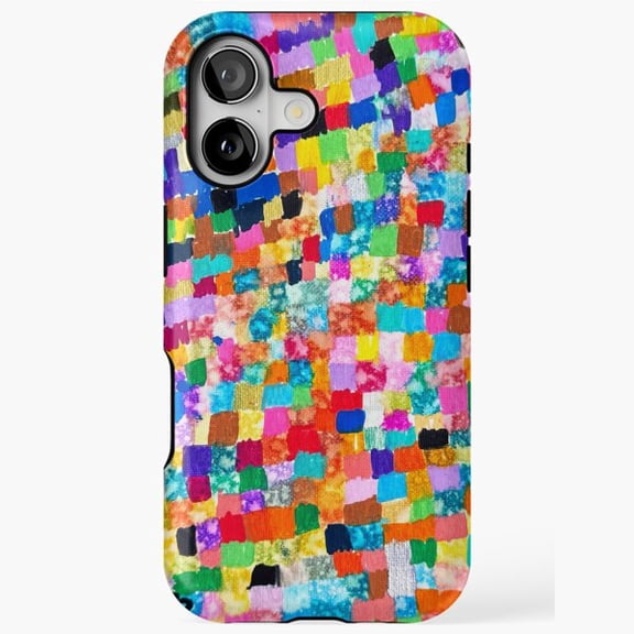 Squares in the Air Modern Geometric Abstract Art Case for iPhone 17 16 15 14 13 12 11 Pro Max