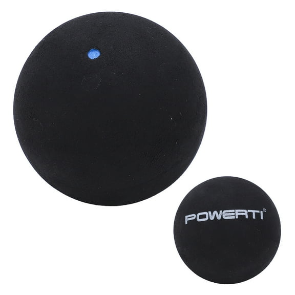 Squash Ball, Light In Weight Sports Squash Ball Wear-resistant Rubber  For Training For Competition Single Blue DotLarge Elasticity