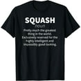 thumbnail image 1 of Squash Funny Definition T-shirt Squash Player Gift T-Shirt, 1 of 4
