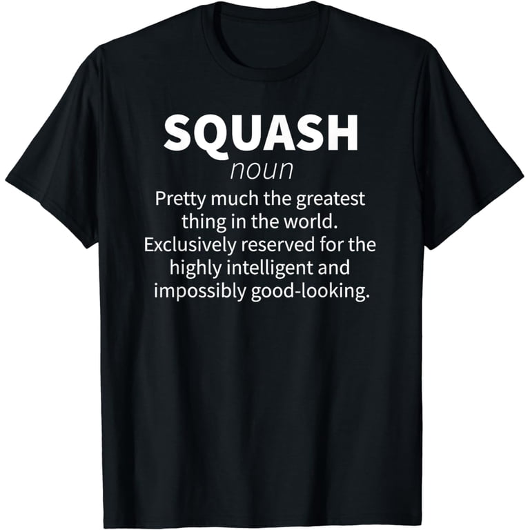 Squash Funny Definition T-shirt Squash Player Gift T-Shirt