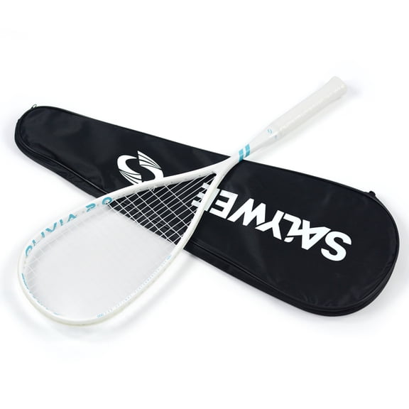 Squash Racket Olivia 2.0, Pre-strung, Full Carbon Fiber Ultralight Squash Racquet with Free Bag, Indoor Sports Training & Professional Competition Supplies for Men & Women, Ideal Sports Gift
