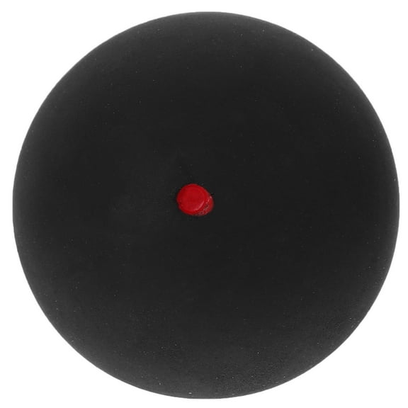 WRISTBIQUE Professional Black Rubber Ball Single Dot for Indoor and Outdoor Racket Practice