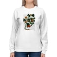 thumbnail image 1 of Squash Vine Sweatshirt Women -Fab Funky Designs, Female Large, 1 of 4