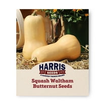 Harris Seeds - Squash Waltham Butternut Seeds - Treated Variety- 25 Seeds