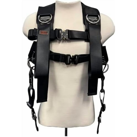Squat Harness V4 2025 Version Professional Weight Training Support vest, Adjustable Heavy-Duty Straps, Black