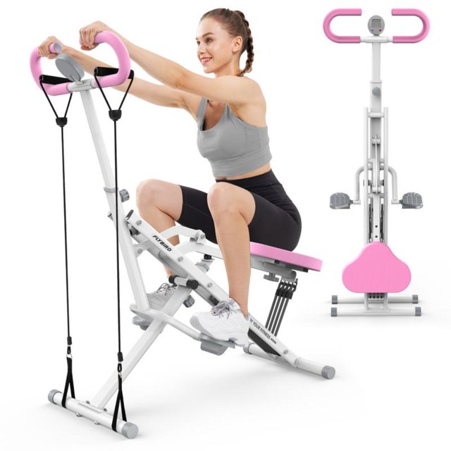Squat Machine for Home,Rodeo Core Exercise Machine,330lbs Foldable