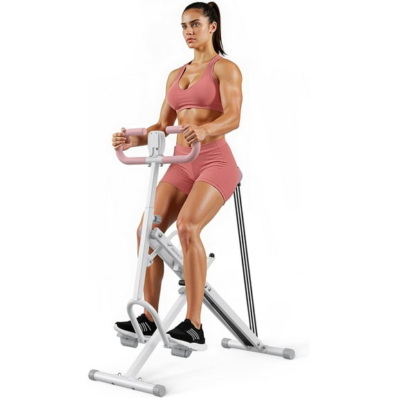 Squat Machine, MERACH R07 2 in 1 Squat Rowing Machine, Easy Setup & Foldable Exercise Equipment, Glute Trainer Machine, Glutes & Leg Home Workout Machine