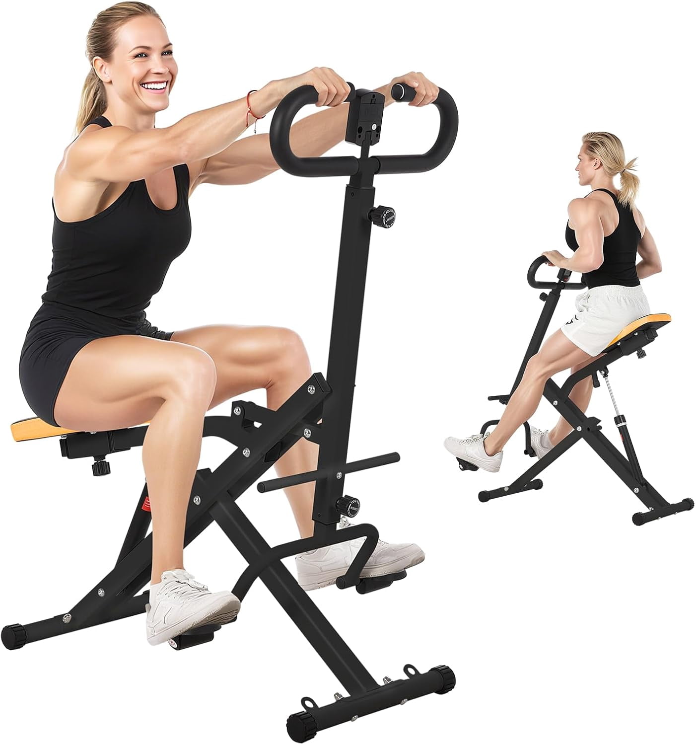 Squat Machine, Squat Assist Trainer with Adjustable12 Level Resistance ...