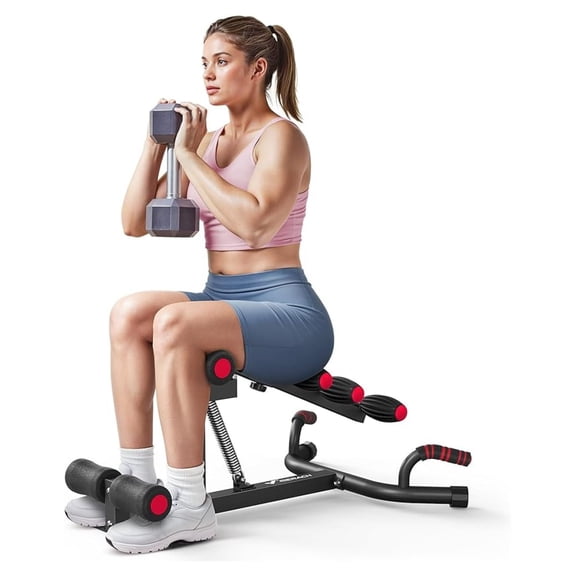 Squat Machine for Women & Men, Glutes Trainer, Leg Exercise Equipment, Push Up Board, Home Gym Workout - Adjustable Resistance