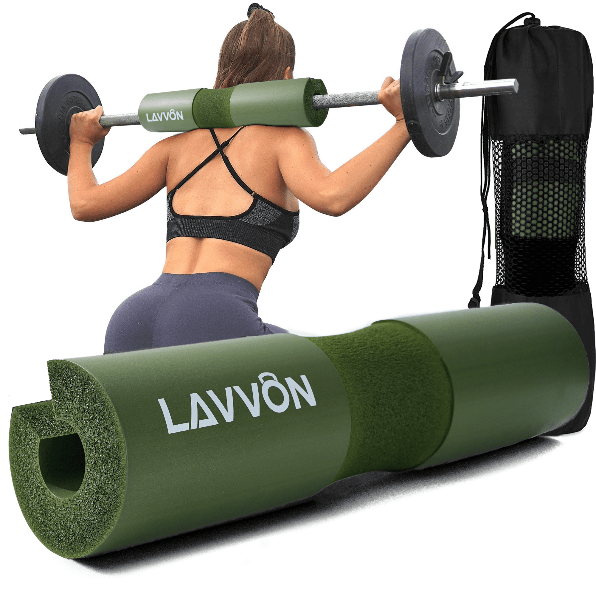 Squat Pad Foam Barbell Cushion for Squats Lunges Hip Thrusts Olympic Weight Bar Equipment Walmart