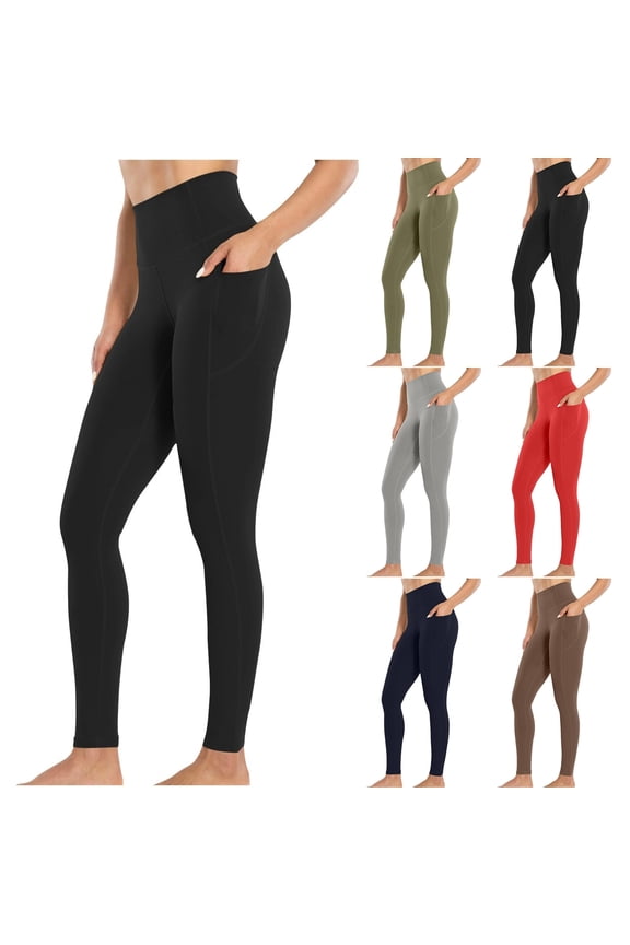 Squat Proof Fleece Lined Leggings High Waisted Thermal Winter Running Pants for Women, Black XXL