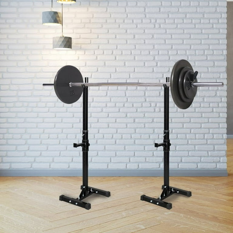 Squat Rack Stand Adjustable Barbell Rack Dip Bar Station