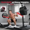 thumbnail image 1 of Squat Rack with Pull- Bar, Adjustable Multi-Functional Power Rack for Home Gym, 1 of 7