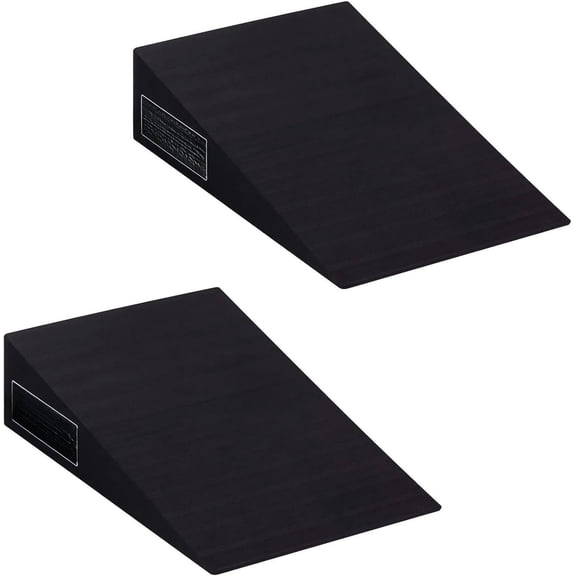 Squat Wedge Block Non-Slip Slant Board Stretcher, 2 count Ankle Stretcher, Heavy Duty Incline Ramp for Heel Elevated Squat, ATG Split Squat, deadlift, Lunge, Yoga, Pilates, Physical