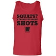 thumbnail image 1 of Squats? I Think You Mean Shots Adult Tank Top, 1 of 3